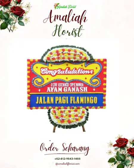 Sewa Papan Bunga Tiwet